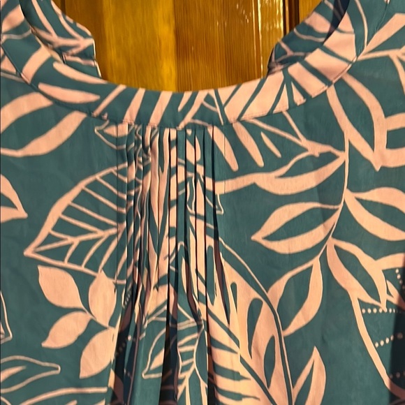 NYDJ Blue and Pink Patterned Blouse - Picture 8 of 8